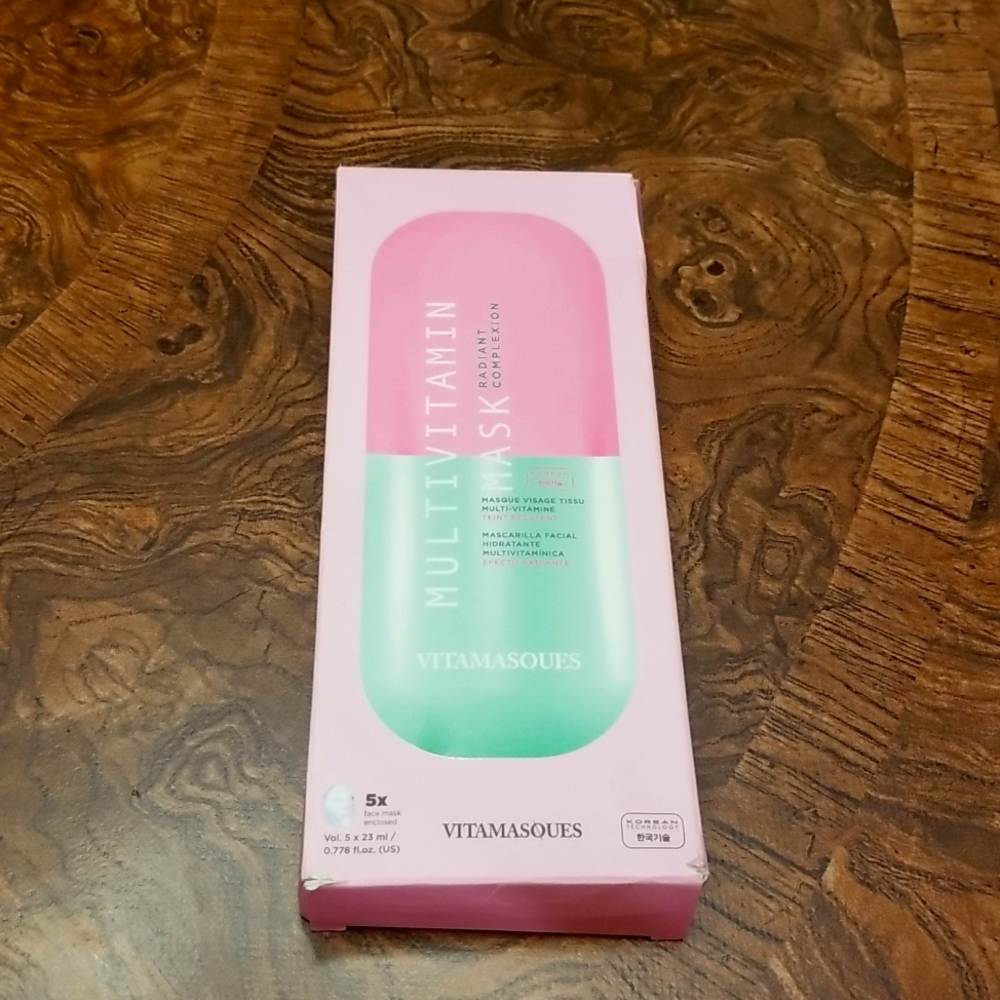 Brand New in Box Vitamasques Multivitamin 5 Masks Radiant Complexion Fab Fit Fun